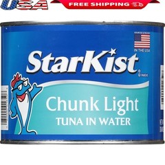 Chunk Light Tuna Water 4lb Jumbo Can Dolphin Safe High Protein Gluten Free New