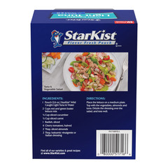 StarKist Chunk Light Tuna in Water 2.6oz Pouch (10 Pack) Ready to Eat, 17g Prote
