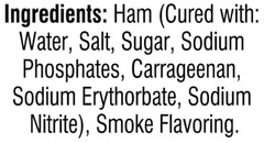 New (4 pack) Bristol Smoke Flavor Cooked Ham, High Protein, 16 oz Aluminum Can