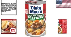 Family-Size Beef Stew 12-Pack, 25% Less Sodium—Wholesome Dinner in 15 oz Cans