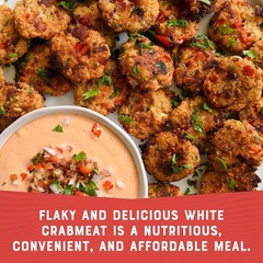 Bumble Bee White Flake Crab Meat in Water, 6 oz Can – 6 Ounce (Pack of 12)
