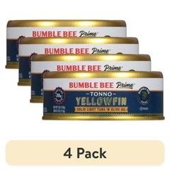Yellowfin Tuna in Olive Oil Wild Caught High Protein Canned Fish Gluten Free Non