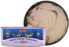 All Natural SOLID WHITE TUNA in Water, Easy Open Can, Wild Caught, Sustainable F
