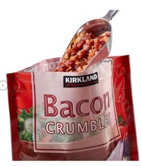 2 Packs Kirkland Signature Bacon Crumbles 20 oz Each Pack, EXP 02/27