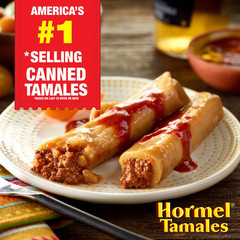 (3 Pack) Beef Tamales in Chili Sauce, Shelf Stable, 28 Oz Steel Can