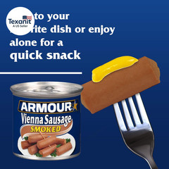 Star Vienna Sausage, Smoked, Canned Sausage, 4.6 OZ (Pack of 24)