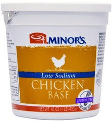 Low Sodium Chicken Base, 16 oz – Flavorful Broth for Soups & Sauces