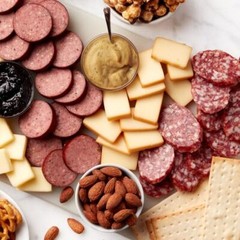 Hickory Farms Party-Size Signature Beef Summer Sausage, 26 ounces Great Snacking