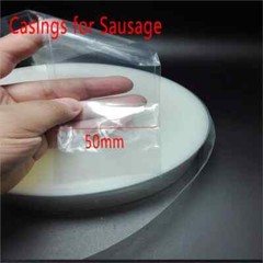9 Meters Plastic Sausage Casings Salami Diameter 32mm Shell Ham Kitchen Tools
