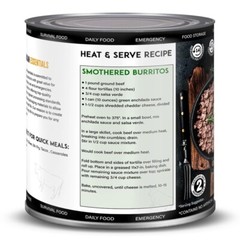 8 Cans – Mountain Essentials All Natural Ground Beef Fully Cooked 28oz Meat
