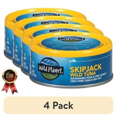 (4 Pack) Skip Jack Wild Tuna 5 Oz
