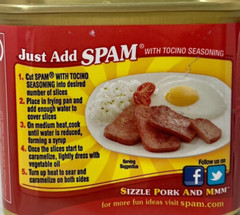 Spam With Tocino Seasoning Luncheon Meat 12 oz ( Pack of 6 ) ~ Exp 4/2027