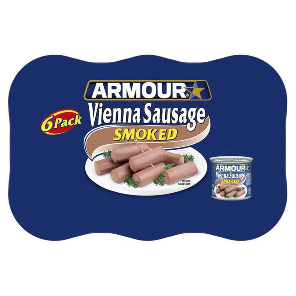 Star Vienna Sausage, Smoked, Canned Sausage, 4.6 Ounce (Pack of 6)