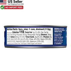 StarKist Solid White Albacore Tuna in Water 5oz Can 4-Pack Healthy Snack FROM US