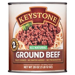Keystone All Natural Ground Beef Canned