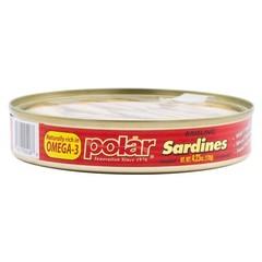 Sardines in Olive Oil, Easy Open Top, 5-Pack