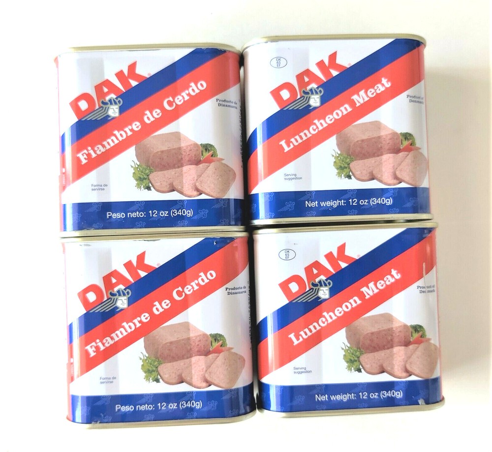 4 Dak Luncheon Meat Fiambre Cerdo Jamonilla Sandwich Spread Spanish Cooking Food