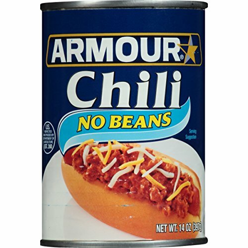 Armour Star Chili No Beans, 14 oz [12-Cans]