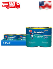 StarKist Chunk Light Tuna in Water Wild Caught 5 Oz 8 Cans (Pack of 6)