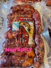 Cambodian Sausage – TVA KO (1 Pack of 10) $20 Khmer Authentic Beef Sausage Spicy