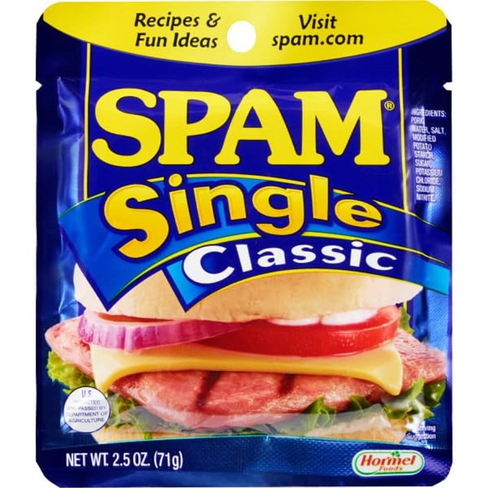 Spam 🍳Single Classic 🥪 2.5 Ounce Pouch (Pack of 24)