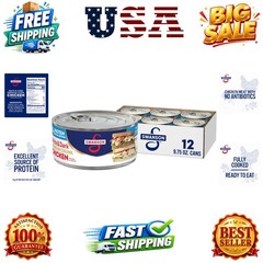 White and Dark Chunk Canned Chicken Breast in Water, 9.75 OZ Can Case of 12
