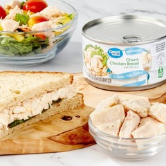 Canned Chicken Breast Chunk in Water Fully Cooked Low Sodium 12.5 oz