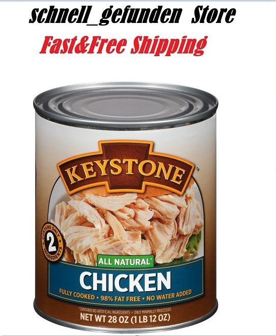 Keystone All Natural Chicken Canned -28 oz ,Free Shipping