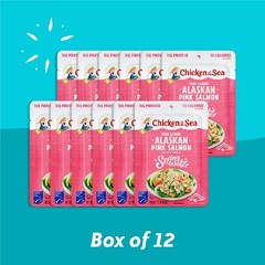 Chicken of the Sea Premium Skinless & Boneless Pink Salmon, 2.5 oz. (Pack of 12)