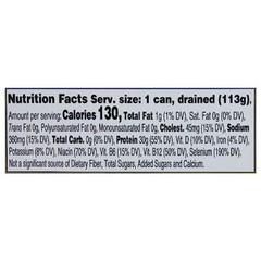 Selecciona Atun Blanco En Trozos Sin Sal Anadida En Agua – Lata De 4,5 Oz (