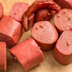 Troyer Old-Fashioned Pickled Smoked Bologna USA Made Ready to Eat 2 Jars