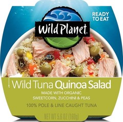 Wild Planet Tuna Quinoa Salad With Organic Sweetcorn, Zucchini & Peas, 5.6oz