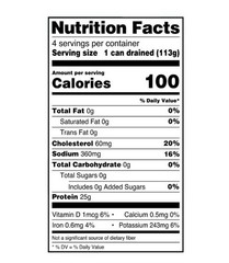 6 pack Great Value Chunk Light Tuna in Water, 5 oz, 4 Pack