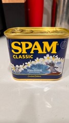 LILO and STITCH SPAM Limited Edition Surfer Stitch (1) Can W/SPAM SAIMIN Recipe