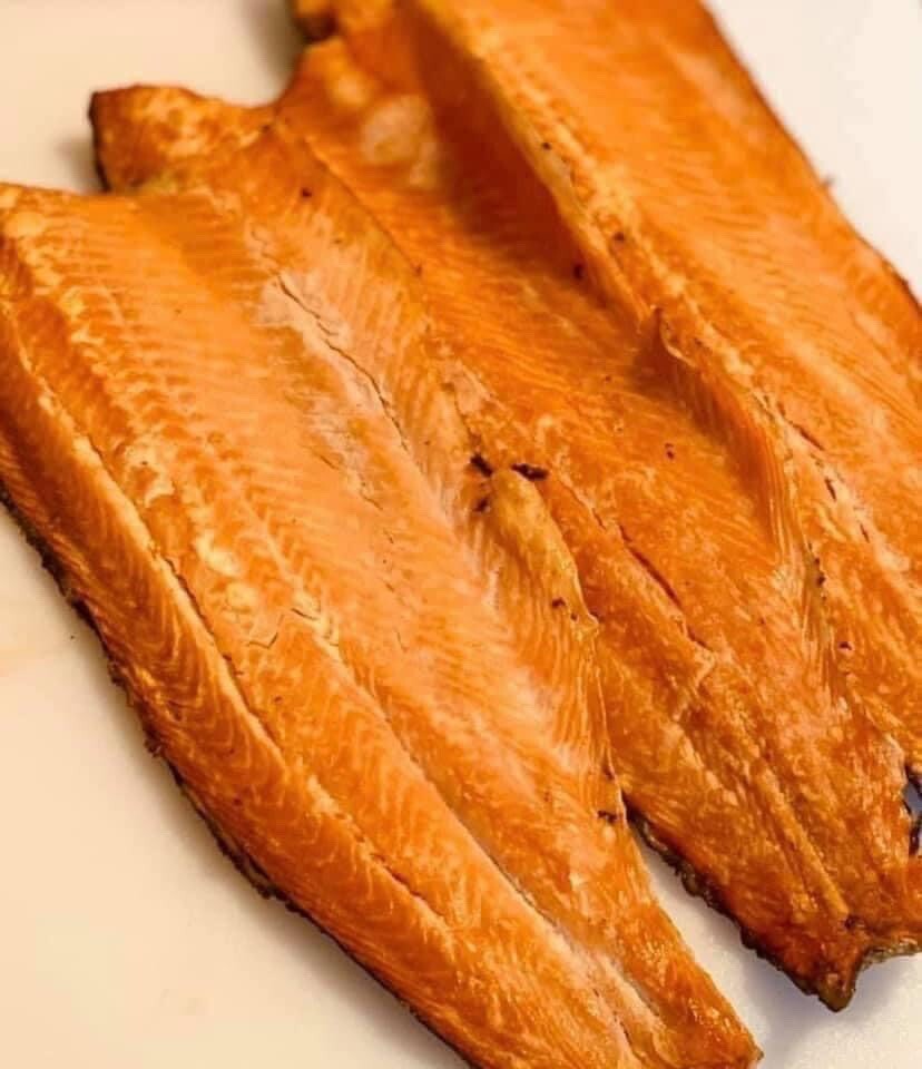 ‼️ SMOKED SALMON ‼️ WILD CAUGHT ‼️ USA SELLER ‼️ ALASKAN FISH ‼️ 5-lb ‼️