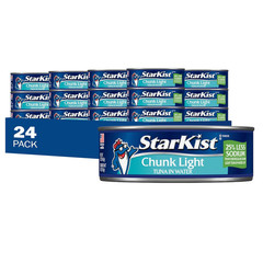 Chunk Light Tuna in Water, 5 Oz (8 Pack) Canned Tuna Fish, Wild Caught, Gluten F