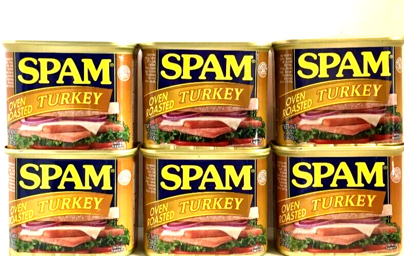 Spam Oven Roasted Turkey Luncheon Meat 12 oz ( Pack of 6 )