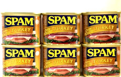 Spam Oven Roasted Turkey Luncheon Meat 12 oz ( Pack of 6 )