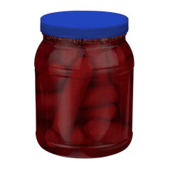 Ready to Eat Red Hots Pickled Sausage 32oz Jar