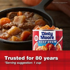 Canned Beef Stew 38 oz Shelf Stable in Steel Tin