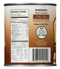 (2 pack) Keystone All Natural Ground Beef, 28 oz Can