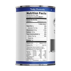 12 Cans- Werling & Sons Fully Cooked Canned Turkey Meat 14.5 Oz Heat & Eat Food