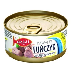 GRAAL Tuna Chunks in Vegetable Oil 170 g