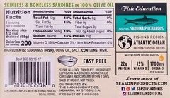 Season Sardines in Olive Oil, 4.375-ounce (Pack of 6) -Best Before Dec 31, 2025