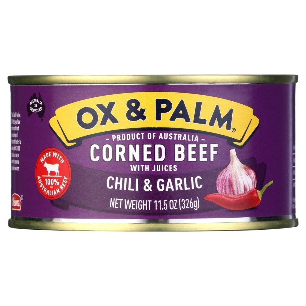 Canned Corned Beef Chili & Garlic Flavored 11.5 oz Ready to Eat