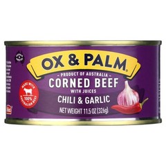 Canned Corned Beef Chili & Garlic Flavored 11.5 oz Ready to Eat