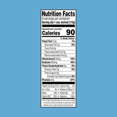 Chunk Light Tuna in Water, 5 oz (8 Pack) Canned Tuna Fish, Wild Caught, Gluten F