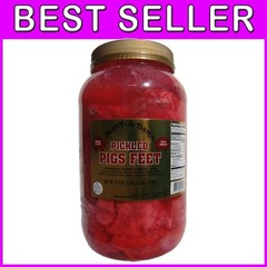 Authentic Louisiana Pickled Pig’s Feet – 1 Gallon Ready-to-Eat Delight–