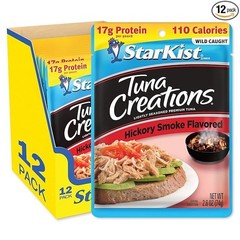 StarKist Tuna Creations Hickory Smoked Wild Caught 2.6 Oz Pack of 12 Exp 12/27