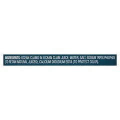Snow’s Ocean Chopped Clams Canned, 51 oz Can – 7g Protein per Serving – Gluten F